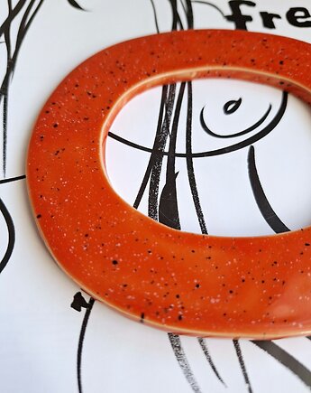 Ramki ceramiczne 2 sztuki dekoracja ścienna, Wooden Love