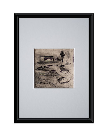 Oryginał - Grafika w oprawie passe-partout 13x18 cm, Gosia Sendlewska