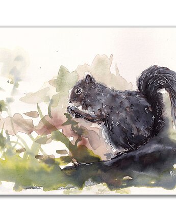 Obraz ręcznie malowany "Wiewiórka", Galeria Alma