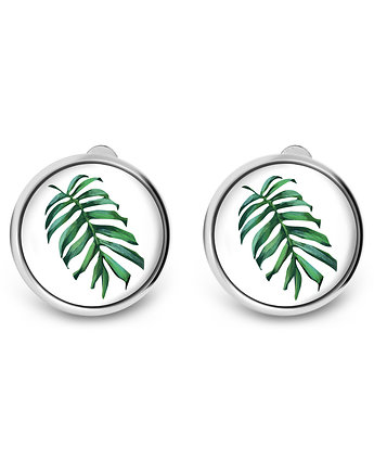 Klipsy - Liść, monstera, yenoo
