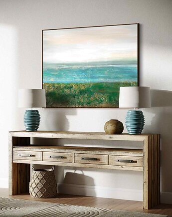 Oraz "Along  the coast" 90x120, Anna Maria Majkutewicz
