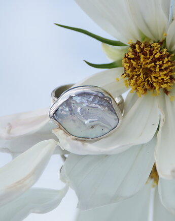 Pierścionek z perłą barokową r.15- Srebro 925, Her Ring Biżuteria