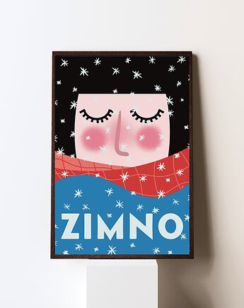 Plakat Zimno, Julka Patoka