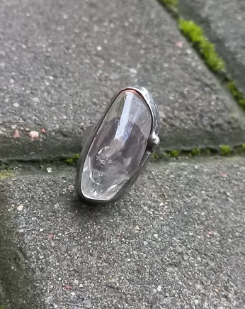 Aura anielska - pierścionek regulowany, po drugiej stronie lustra