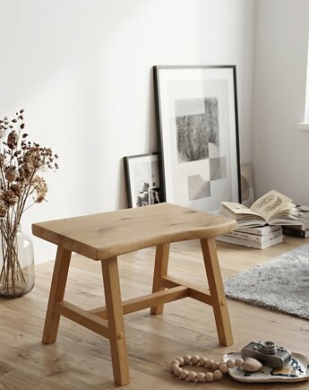 Dębowa ławka "Natural Edge", Ohwood manufaktura