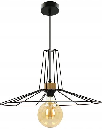 STYLOWA LAMPA WISZĄCA SUFITOWA DO SALONU JADALNI KLOSZ DRUT LOFT E27, Fabryka Lamp