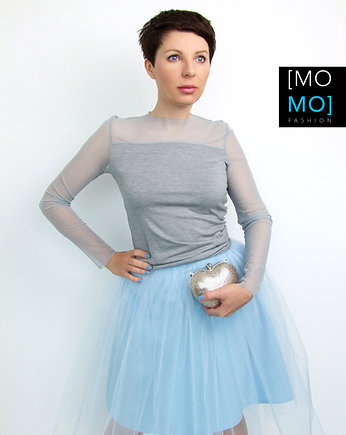 Szara mgiełka by momo, momo fashion