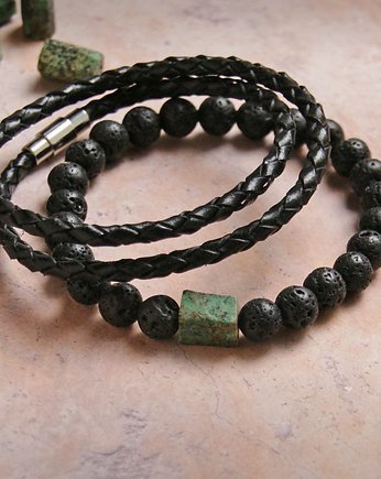 KOMPLET - ENERGIA - turkus afrykański, kaktusia