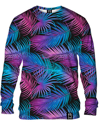 Bluza Bez Kaptura Męska DR.CROW Palmy Fiolet, DrCrow