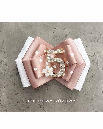 Brosza w hołdzie Coco nr 5 NEW Ikona Stylu, Pudrowy Różowy
