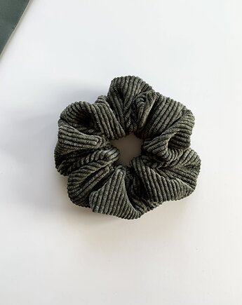 Zielona sztruksowa scrunchie Verde, Volie Line