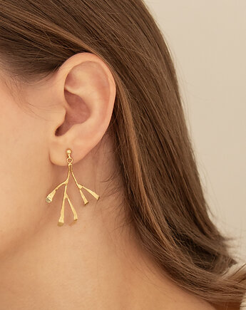 Kolczyki pozłacane SZADŹ No. 2, Kamaryd