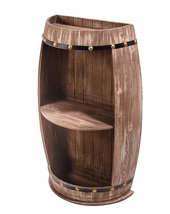 Barek Bodega, półbeczka drewniana stylizowana wys. 79cm, Home Design