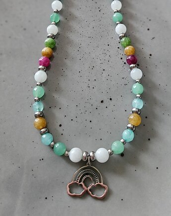 Tęczowy choker z jadeitami, REVEAL