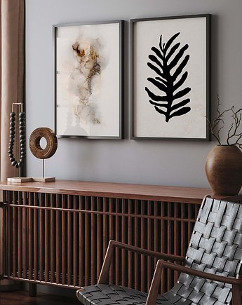Zestaw plakatów - Beżowa natura, Futuro Design