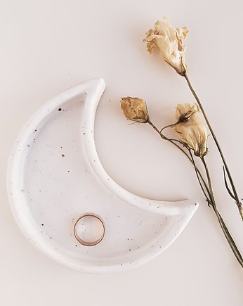 Podstawka na biżuterię - księżyc (rozmiar S), Mada Ceramics