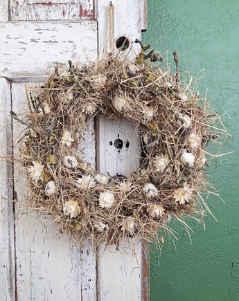 Wianek wielkanocny " W Objęciach Natury", Proste z natury