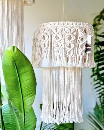 Abażur makrama Harmony, Rootsofmacrame