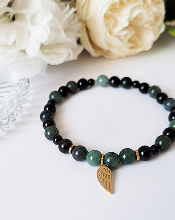 Wytrwałość - bransoletka ze skrzydłem, Seylla pracownia