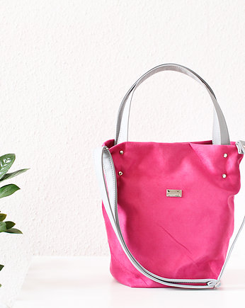 Shoper Bag mini Pink & Silver, equipo