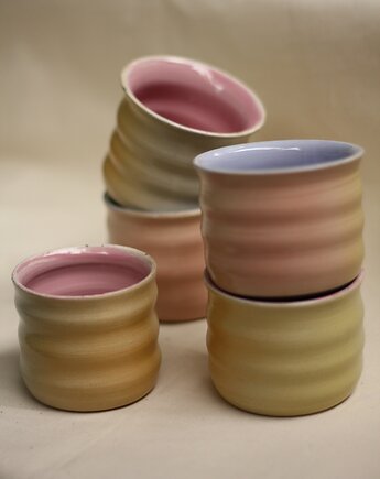 Czarka kolorowa ombre. Ceramika ręcznie robiona, Lvvia ceramics