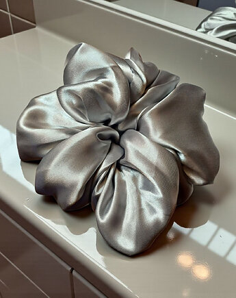 Scrunchie X XL .Satynowa gumka, NAT FASHION ROOM