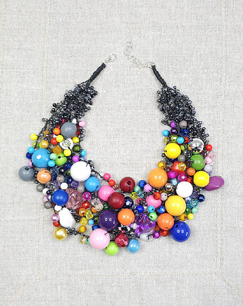 6970 Naszyjnik Artystyczny Bałagan w Stylu Statement, kama4you