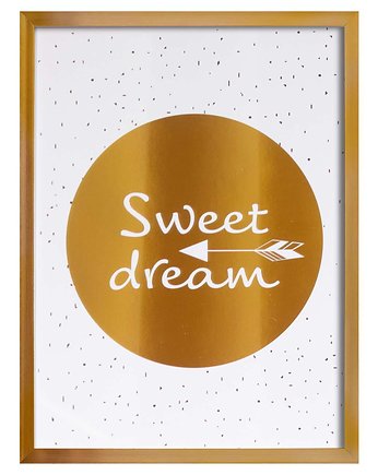 Obrazek Funny Band sweet dream 30x40cm, Yellow Tipi