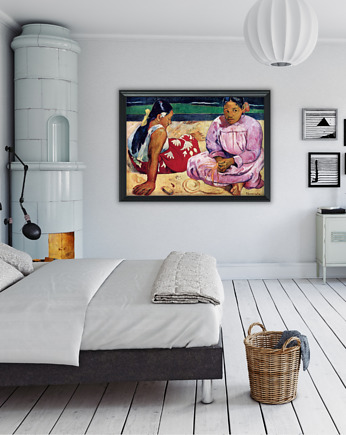 Plakat Paul Gauguin "Tahitańskie kobiety na plaży", Well Done Shop
