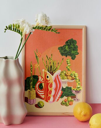Plakat "Ryba" A4, Gigi Rosado