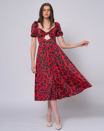 Sukienka w panterkę - Ola Solar Tropic, milita nikonorov