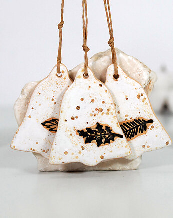 Zestaw 3 dzwonków choinkowych, 10FingersArt