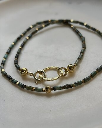 Siła - choker z turkusem Afrykańskim, Ili arte biju