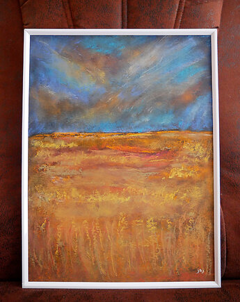 Po burzy akryl i pastela sucha, JBJart Justyna Jaszke