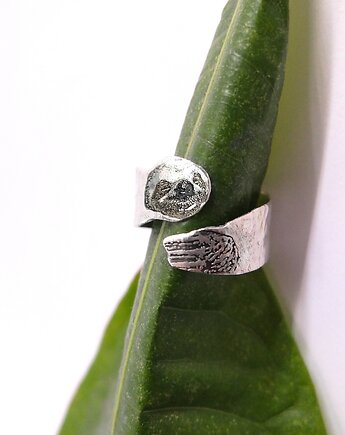 Pierścionek leniwiec ze srebra, 4 Seasons Jewelry