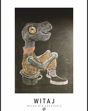 Plakat  Witaj  Byron Cię pozdrawia, abadoc