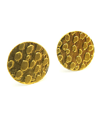 Małe złote kółka - kolczyki sztyfty, Wierzbanowska