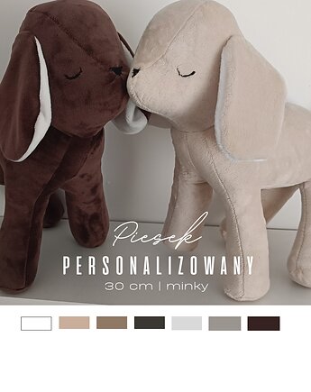 Piesek - pamiątka narodzin, chrzcin  haft  prezent, Little Angels