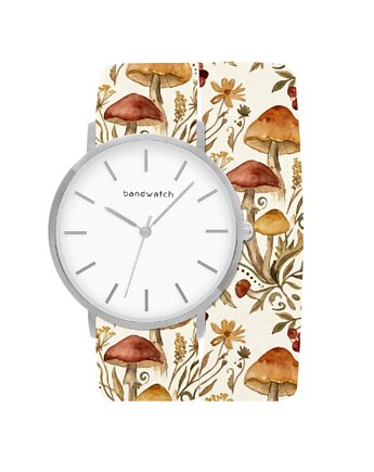 Zegarek damski wiązany - Forest Whisper - Tarcza Srebrna, Bandwatch