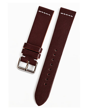 Pasek do zegarka  rozm: 20mm ciemno brązowy, Lamato