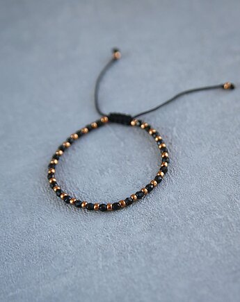 Złoty/czarny - bransoletka, Mosca