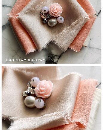 Brosza z kolekcji SOFT Delikatność i kobiecość New, Pudrowy Różowy