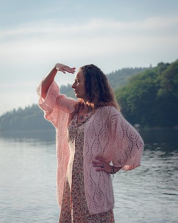 Kardigan light pink, moHer