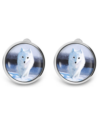 Klipsy - Biały lis, yenoo