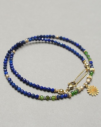 Lapis lazuli  vol. 20 /17.10.25/ choker - Szlachetna kolekcja, KiKa pracownia