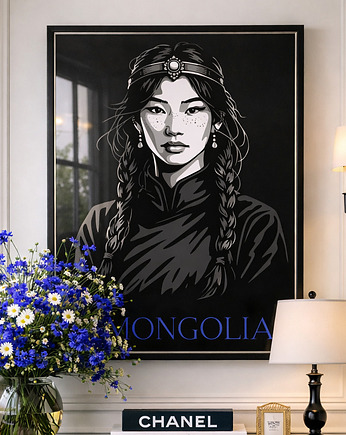 Plakat mongolska dziewczyna, Project 8