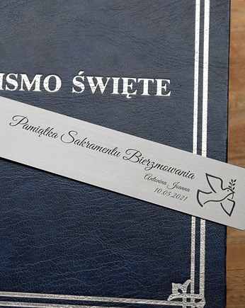 Pamiątka Bierzmowania (imię, data) - zakładka, Hundred Bookmarks