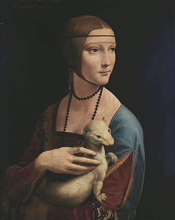 Tapeta  - Leonardo da Vinci - Dama z łasiczką, Dekoracje PATKA Patrycja Kita