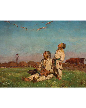Kartka Premium - Józef Chełmoński "Bociany", Galeria LueLue