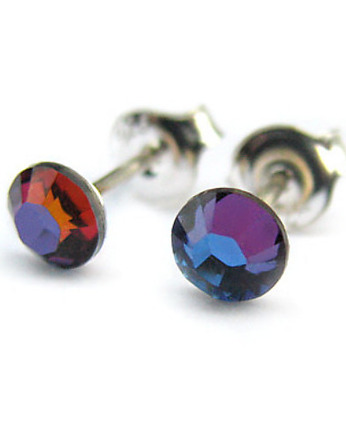 Kolczyki -Kratery-Kryształy Swarovski, Marisella